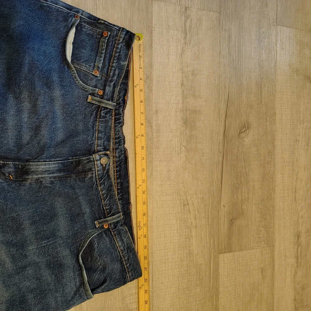 Levis 569 Loose Straight Denim Shorts Mens 44 Blue Medium Wash Wideleg baggy